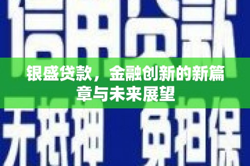 泽普银盛贷款，金融创新的新篇章与未来展望