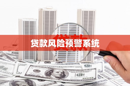 泽普贷款风险预警系统