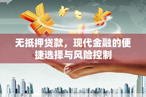 泽普无抵押贷款，现代金融的便捷选择与风险控制