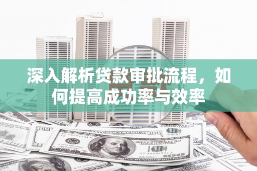 泽普深入解析贷款审批流程，如何提高成功率与效率