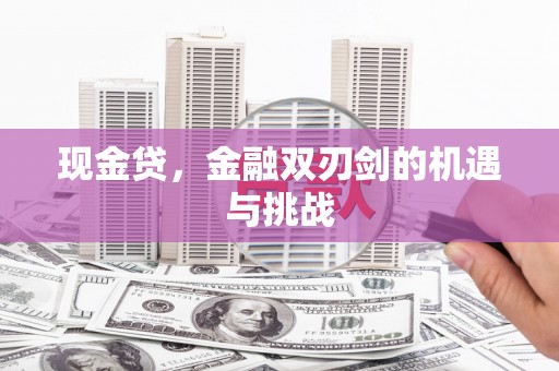 泽普现金贷，金融双刃剑的机遇与挑战