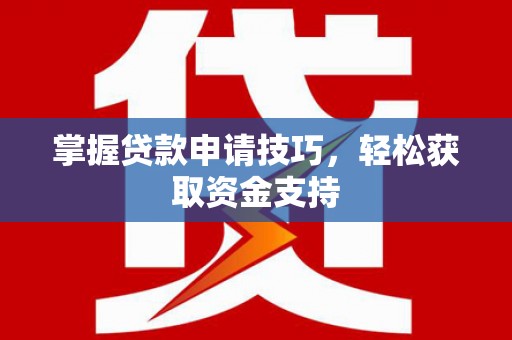泽普掌握贷款申请技巧，轻松获取资金支持