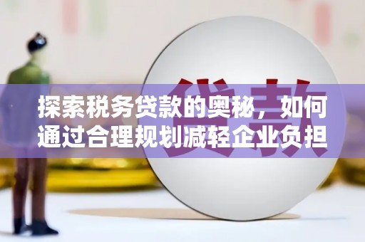 泽普探索税务贷款的奥秘，如何通过合理规划减轻企业负担
