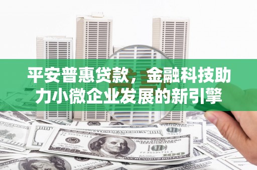 泽普平安普惠贷款，金融科技助力小微企业发展的新引擎