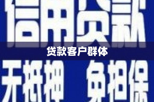 泽普贷款客户群体