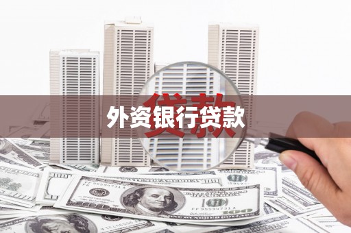 泽普外资银行贷款