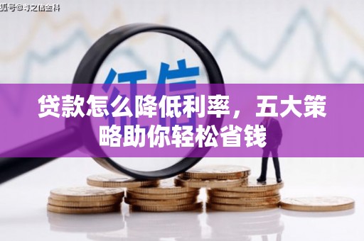 泽普贷款怎么降低利率，五大策略助你轻松省钱