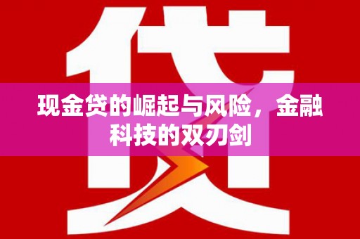 泽普现金贷的崛起与风险，金融科技的双刃剑