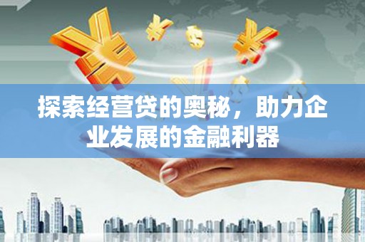 泽普探索经营贷的奥秘，助力企业发展的金融利器