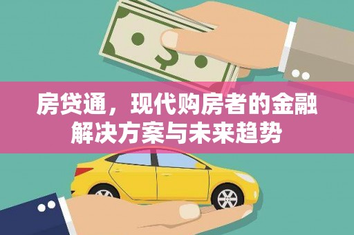 泽普房贷通，现代购房者的金融解决方案与未来趋势