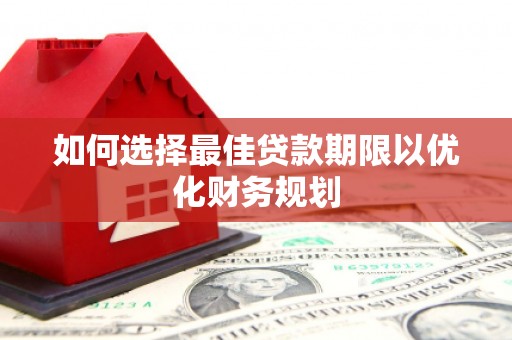 泽普如何选择最佳贷款期限以优化财务规划