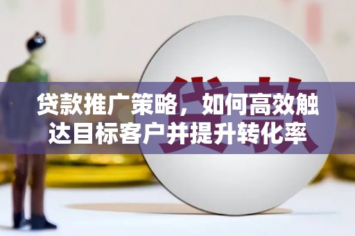 泽普贷款推广策略，如何高效触达目标客户并提升转化率