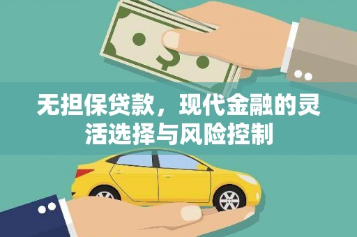 泽普无担保贷款，现代金融的灵活选择与风险控制