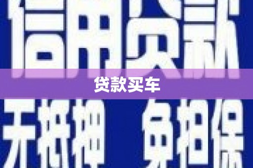 泽普贷款买车