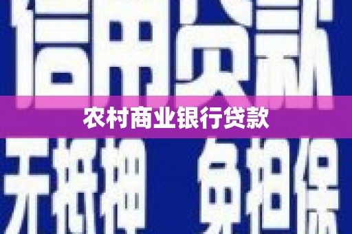 泽普农村商业银行贷款