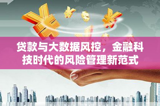 泽普贷款与大数据风控，金融科技时代的风险管理新范式