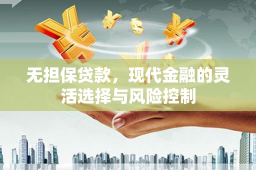 泽普无担保贷款，现代金融的灵活选择与风险控制