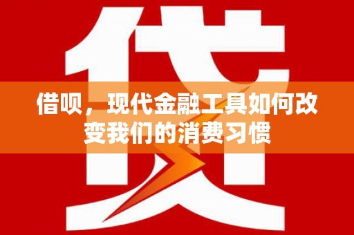 泽普借呗，现代金融工具如何改变我们的消费习惯
