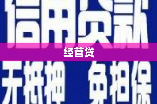 泽普经营贷