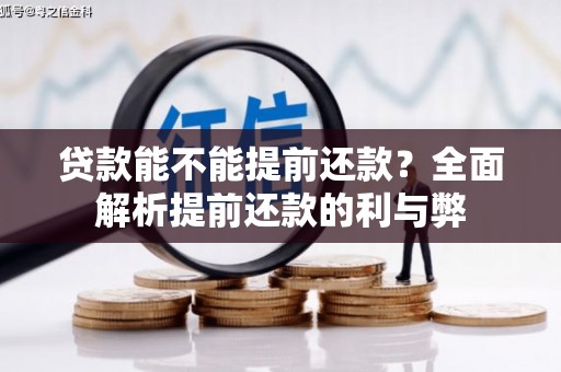 泽普贷款能不能提前还款？全面解析提前还款的利与弊