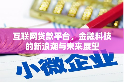 泽普互联网贷款平台，金融科技的新浪潮与未来展望