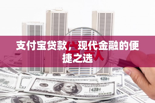 泽普支付宝贷款，现代金融的便捷之选