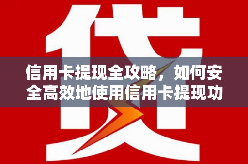 泽普信用卡提现全攻略，如何安全高效地使用信用卡提现功能