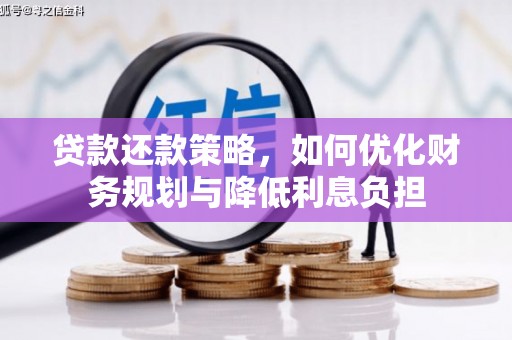 泽普贷款还款策略，如何优化财务规划与降低利息负担