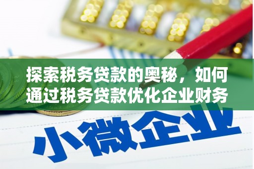 泽普探索税务贷款的奥秘，如何通过税务贷款优化企业财务