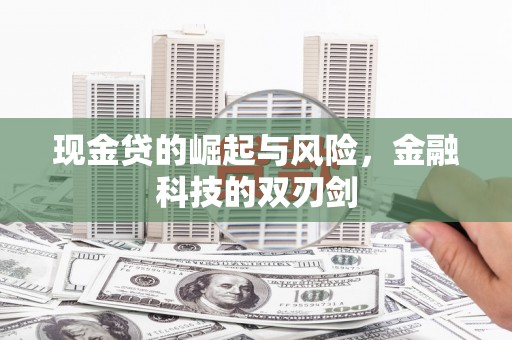 泽普现金贷的崛起与风险，金融科技的双刃剑