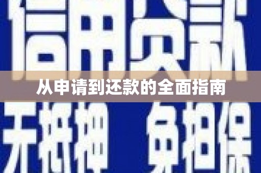 泽普从申请到还款的全面指南