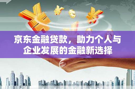 泽普京东金融贷款，助力个人与企业发展的金融新选择