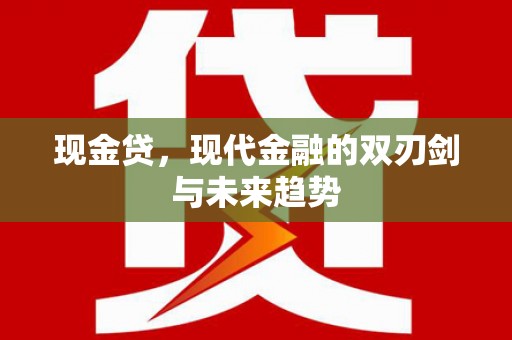 泽普现金贷，现代金融的双刃剑与未来趋势