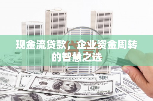 泽普现金流贷款，企业资金周转的智慧之选