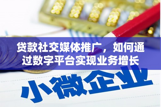 泽普贷款社交媒体推广，如何通过数字平台实现业务增长