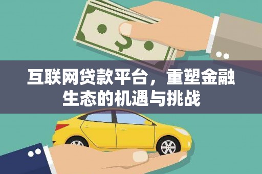 泽普互联网贷款平台，重塑金融生态的机遇与挑战