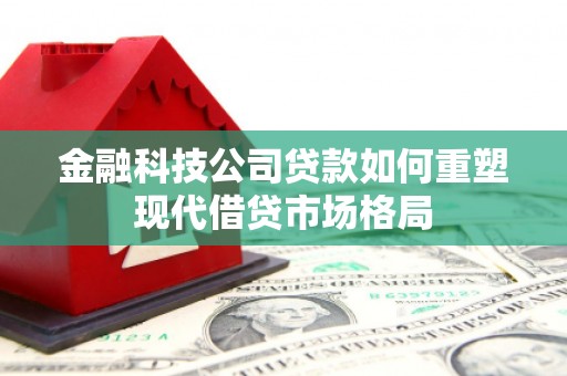 泽普金融科技公司贷款如何重塑现代借贷市场格局