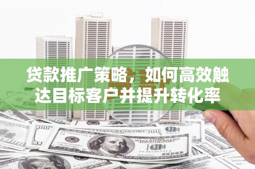 泽普贷款推广策略，如何高效触达目标客户并提升转化率