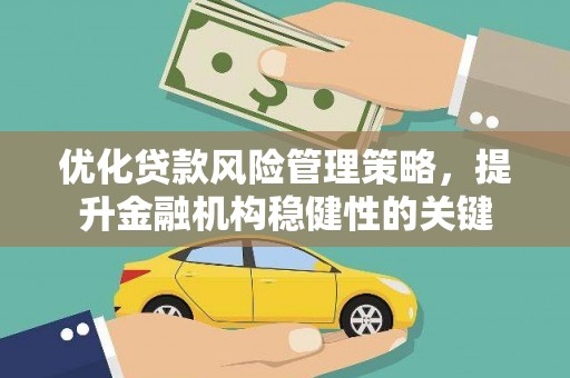 泽普优化贷款风险管理策略，提升金融机构稳健性的关键