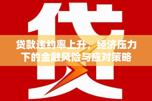 泽普贷款违约率上升，经济压力下的金融风险与应对策略