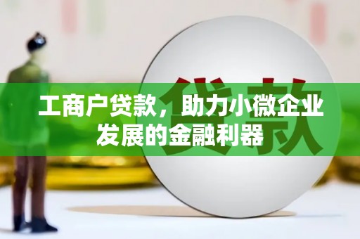 泽普工商户贷款，助力小微企业发展的金融利器