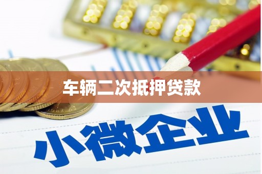 泽普车辆二次抵押贷款