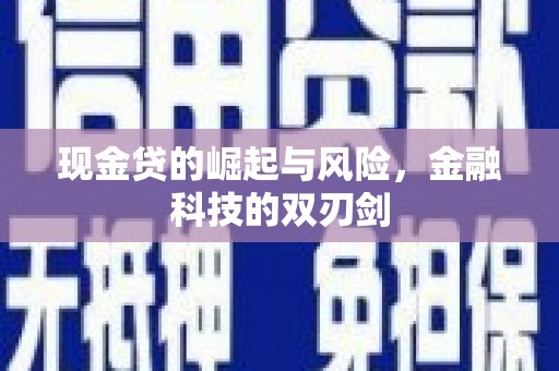 泽普现金贷的崛起与风险，金融科技的双刃剑