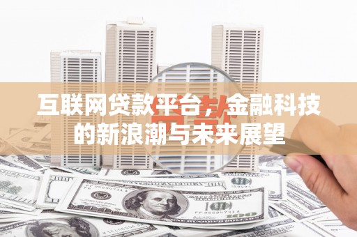 泽普互联网贷款平台，金融科技的新浪潮与未来展望