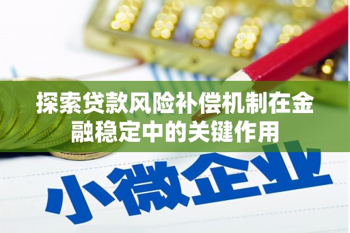 泽普探索贷款风险补偿机制在金融稳定中的关键作用